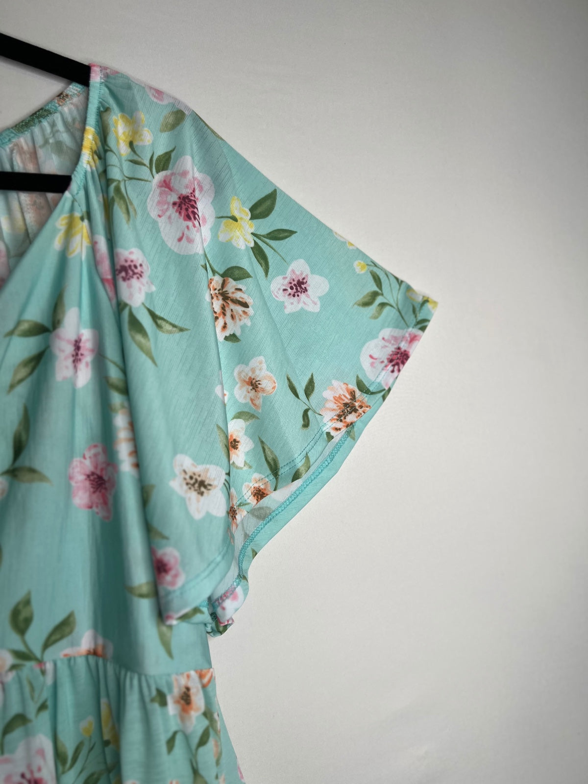 Light Blue Floral Blouse
