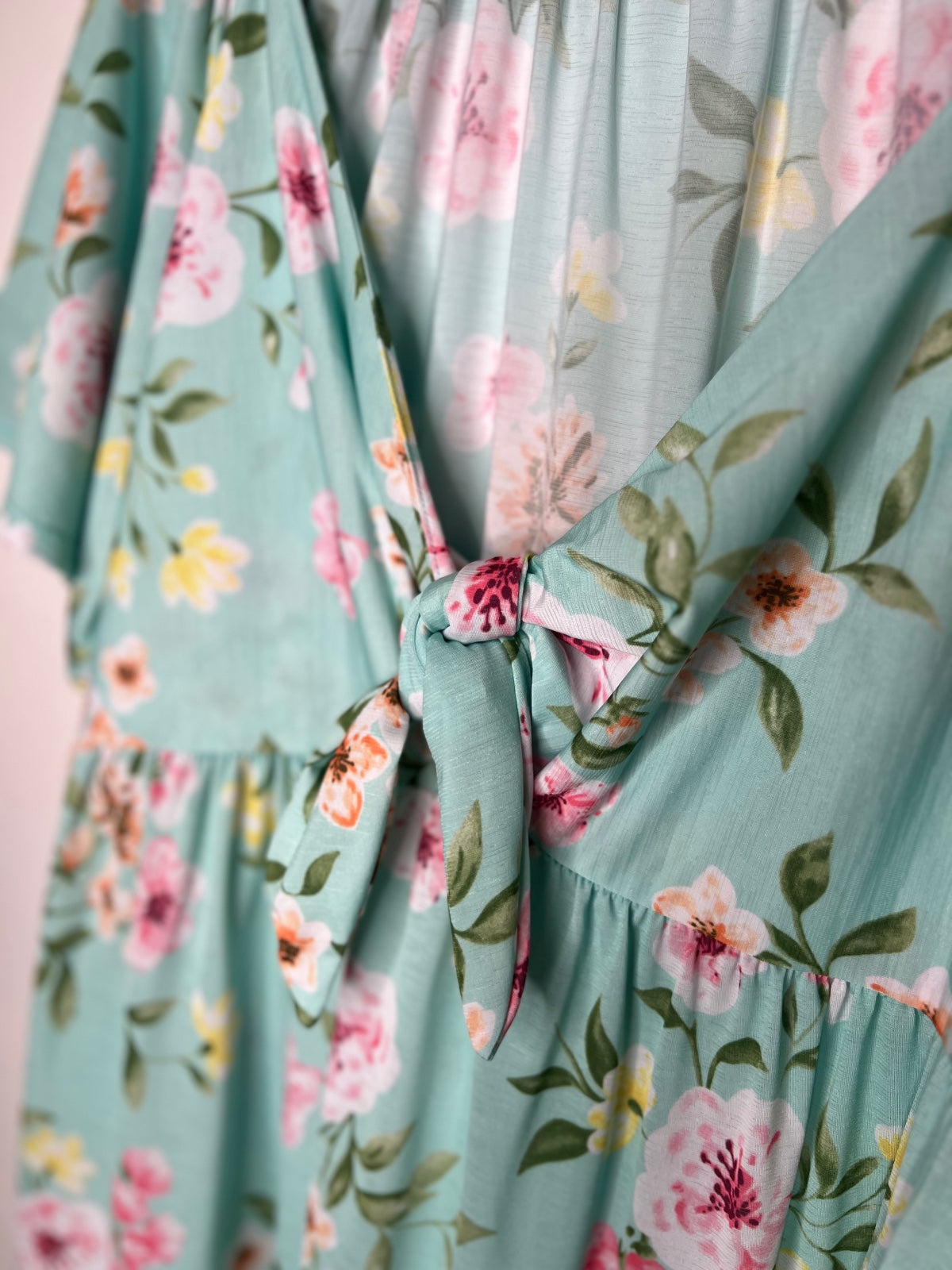 Light Blue Floral Blouse